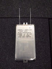 Cornell Dubilier Flat Pack MLS113M040EB1A, 11000 uF, 40VDC, -55C To 125C,