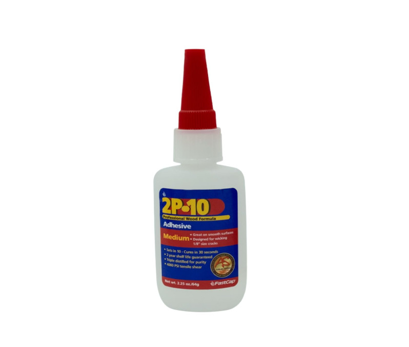 FastCap 2P-10 Professional Medium Wood Adhesive Glue 2.25oz 4000 PSI All Purpose