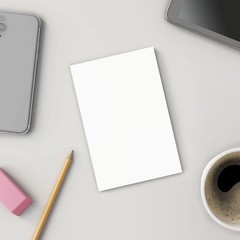 Staples 163444 Notepads 4-Inch X 6-Inch Unruled White 100 Sh./Pad 12 Pads/Pk