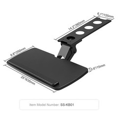 VEVOR Keyboard Tray Under Desk Ergonomic Pull out Keyboard/Mouse Tray 25×9.8 in
