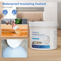 Sellador Impermeable Transparente 35oz Para Techo Pared Bano Interior Exterior