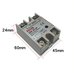 SSR-40 Da solid state relay 24 v-380 V 40 a 250 V DC controlled AC