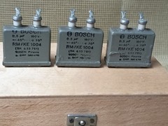BOSCH NOS MP CAPACITORS 0.5mf / 0.5uf/ 160v Neumann U47 parts