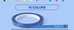 Dental Instruments Identification Tape Autoclavable 0.24″ 0.40″Width 10 Colors