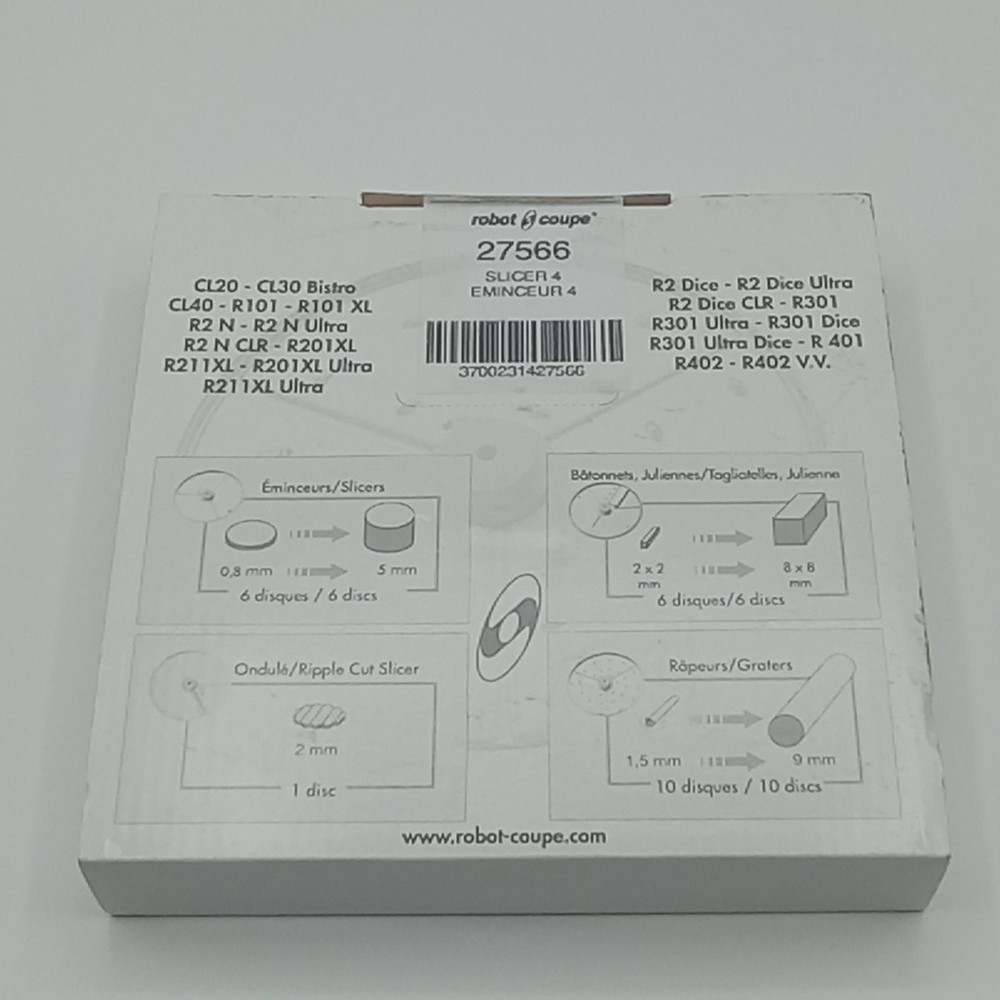Robot Coupe 27566 Slicer 4 mm (5/32″) NIB OEM