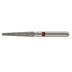 Dental Diamond Bur FG 850/016F Round End Taper Fine Grit Red High Speed Dia Bur
