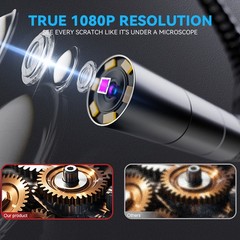 99NEW SCOPIX 4-Way 360° PRO Articulating Borescope Endoscope Inspection Camera