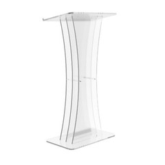 Plexiglass Clear Christian Lucite Church Pulpit Lectern Trinity Podium