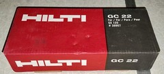 HILTI GC 22 GAS CANISTER, NEW, FOR HILTI GX 120 Expired 8/31/24