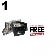 1 CheckOutStore Black CD Jewel Cases Storage Box (Holds 29 Cases) **1-3 DAYS