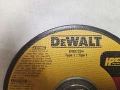 Dewalt DW 8725H 6″ X .045″ X 5/8-11″ Thin Cut-Off Wheel 10 Pack