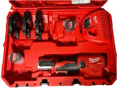 Milwaukee M12 FORCE LOGIC Press Tool Kit 2573-22 Copper w/ Case Charger Jaws