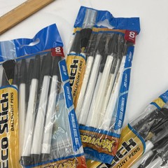 Lot Of 5 Promarx 8 ct. Ballpoint Pens, Black Ink