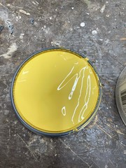 Sherwin Williams DTM Acrylic Paint / Goldenrod Yellow / Semi-Gloss/ Gallon