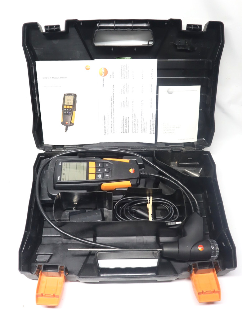 Testo 310 Residential Combustion Analyzer kit no printer