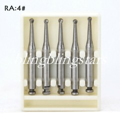 8 Types Dental Round Carbide Bur for Slow Speed Latch Type RA 1# – 8# Burs