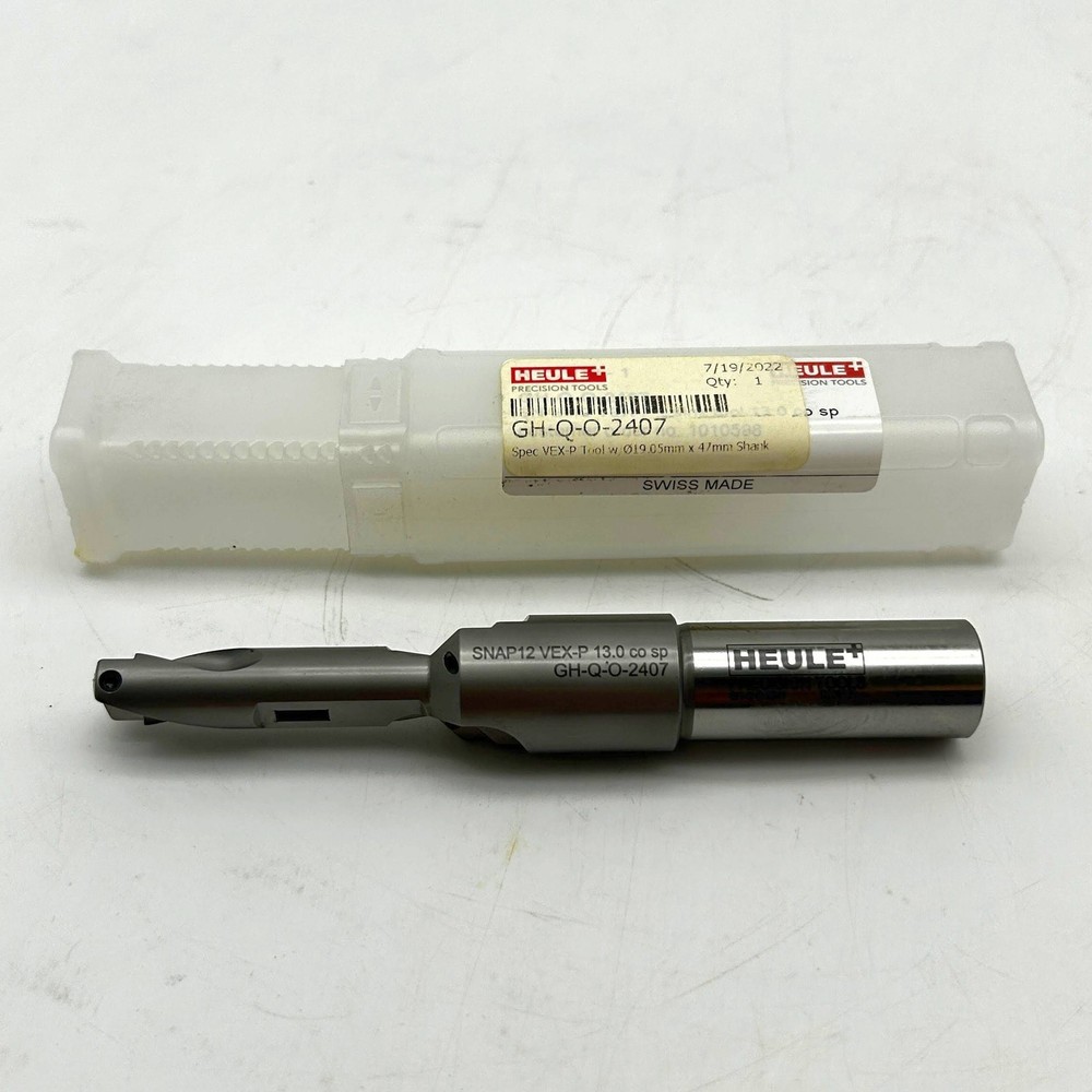 Heule GH-Q-0-2407 Spec Vex P Tool Drill Body 19.05mm x 47mm Shank 1ct