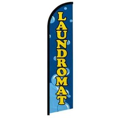 Laundromat Windless Advertising Banner Flag for Laundry Coin-Laundromat Business