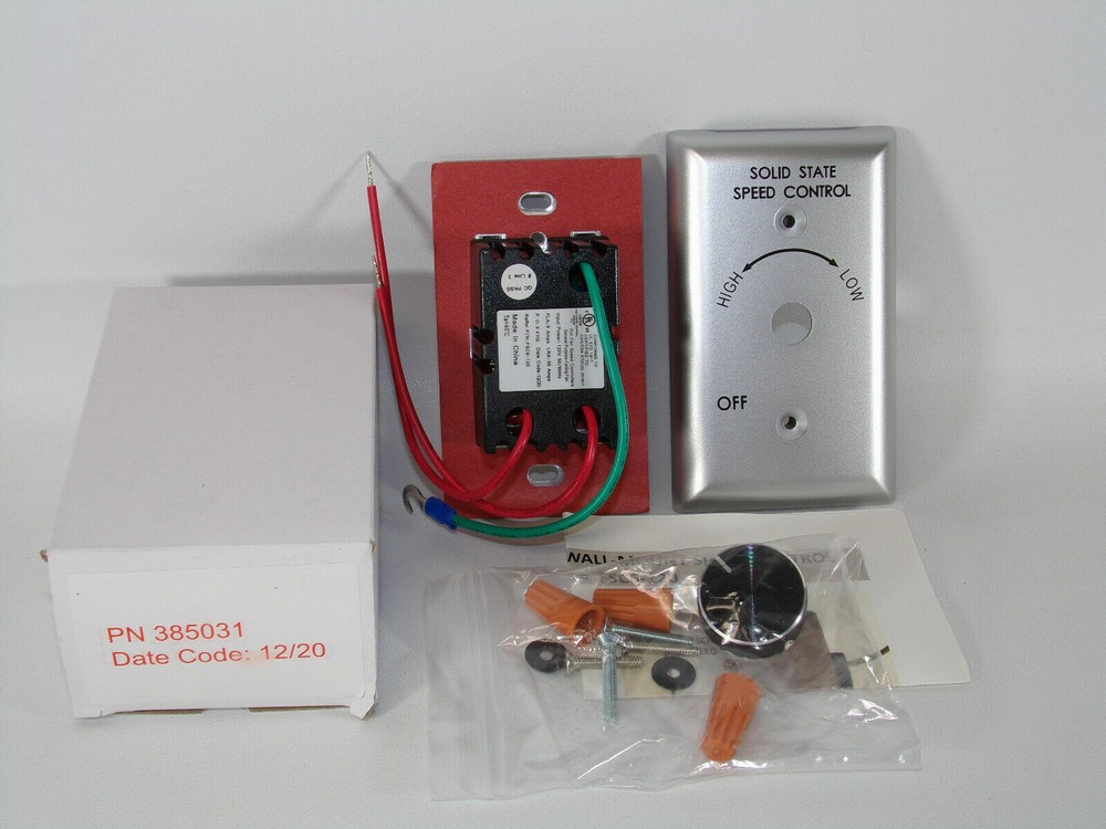 NEW Raffel Systems 385031 Wall Mount Solid Mount Fan Speed Control FSC6-120