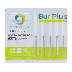 WAVE Dental Surgical Round Burs 2 4 6 8 FG SURG Long 25mm Carbide Bur High Speed
