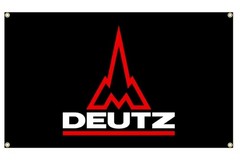 Deutz, combine tractor banner, mast flag flag agricultural machinery 90 x 150 cm