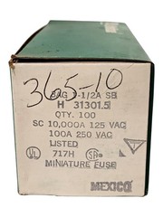 Littelfuse 3AG112A313 H3130 1.5A 250 V AC 1.5 A Time-Delay Fuse
