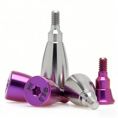 US 5Pcs Dental Healing Cap Abutments Cover Screw Fit Straumann ITI NC/RC