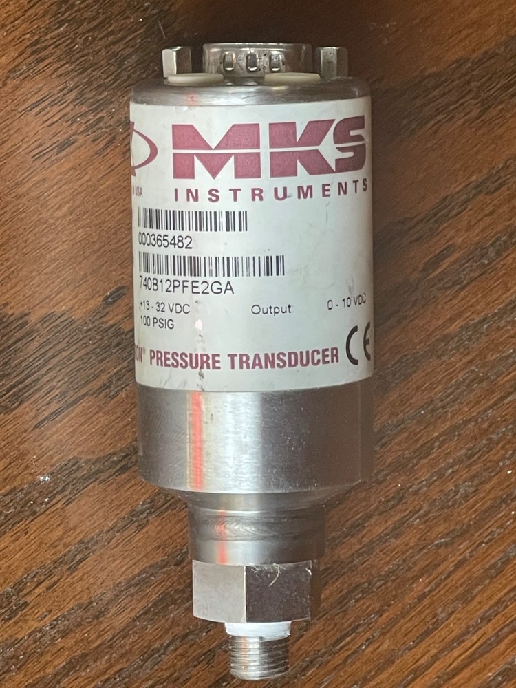 MKS BARATRON PRESSURE TRANSDUCER 740B12PFE2GA 100 PSIG – NEVER USED