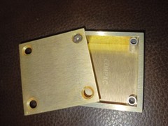 Compac Dev Corp Anodized Aluminum RF Enclosure P/N R51160-075-0 2x2x0.75 Inch