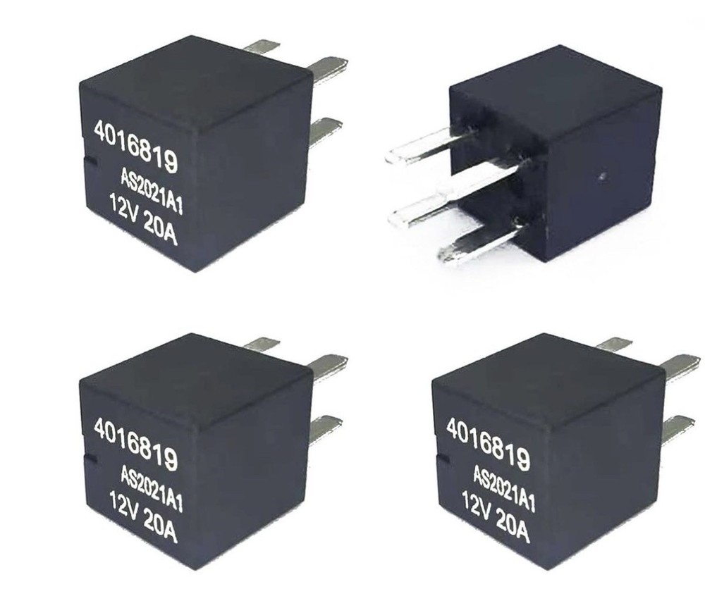 Relay 4016819 (Pack of 4) – 12VDC 20A 4-Pin Automotive Relay for Polaris RZR 570