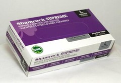 Shamrock Nitrile Examination Gloves, Powder Free, Disposable – 100pcs (Blue)