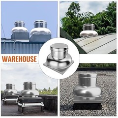 2400 CFM Upblast Roof Exhaust Fan 25″ Base Direct Drive Commercial Ventilation