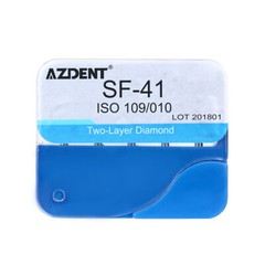 100Pcs AZDENT Dental Diamond Burs Polishing FG Burs for High Speed Handpiece