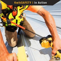 KwikSafety TENTACLE Light Duty Retractable Bungee Tool Lanyard w/ Carabiner Clip