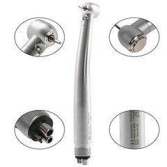Dental High Speed Handpiece LED Fiber Optic 4Hole Push button