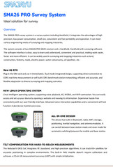 SMA26 Pro 4G GPS GNSS RTK 1 cm Accuracy Base Rover Collector 10km UHF Range 20h