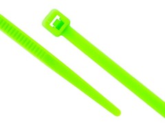 Secure 4 Inch Neon Green 18 lb Miniature Nylon Cable Tie – 4 Inch,