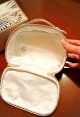 Christian Dior 2025 limited pouch bag Holiday Cosmetic Bag Gold
