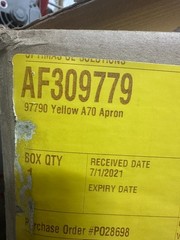 (100) KIMBERLY-CLARK 97790 Kleenguard Yellow A70 Chemical Protection Aprons NEW