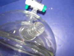 Roche Custom 1000ml RBF 4 neck 29/42 half jacketed reactor reaction flask drain