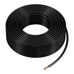 4 AWG THHN Wire 19-Stranded Black Copper Building Wire Nylon Jacket 175 ft 600V