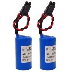 6x 1.2Ah Replace PLC Battery for 1756-BA2 BR2/3A-AB 1745-B1 3.0V