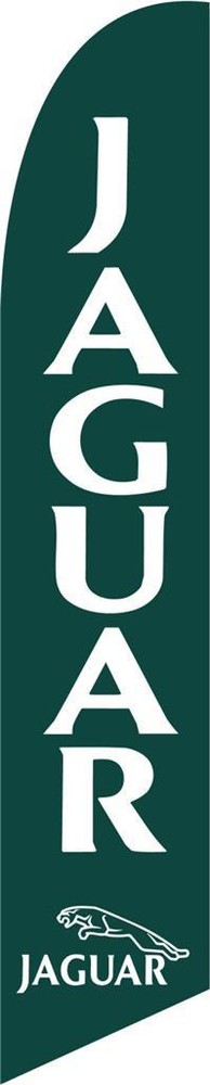Jaguar 12ft Feather Banner Swooper Flag – FLAG ONLY