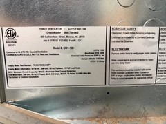 Grease Master (Captive Aire) GM1-15D Makeup Air Unit