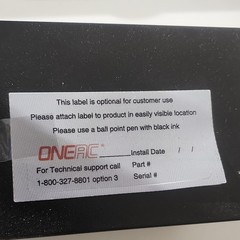 ONEAC ConditionOne PC120A-S2S Line-Interactive UPS 120VA 120V AVR NEMA 5-15P