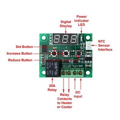 W1209 24V -50 – 110C Digital Thermostat Temperature Control Switch Sensor Module