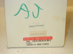 CASE OF 2000 GROZ BECKERT 614801 NEW 15X20X3 1/2 INDUSTRIAL NEEDLES M332 G 53410