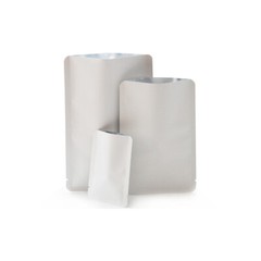 100PCS White Natural Kraft Mylar Foil Open Fill Sample Snack Packet Storage Bags