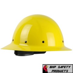 Dynamic Wolfjaw Full Brim Fiberglass Hard Hat with 8 Point Ratchet Suspension