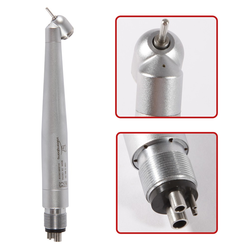 1-10Pcs Dental 45° Angle High Speed Handpiece Push Button 4 Holes NSK Style USA